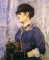 Jeune femme au chapeau rond Édouard Manet